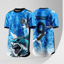 Arte Vetor Camisa Interclasse Tubarão
