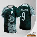 Arte Vetor Camisa Interclasse Cobra