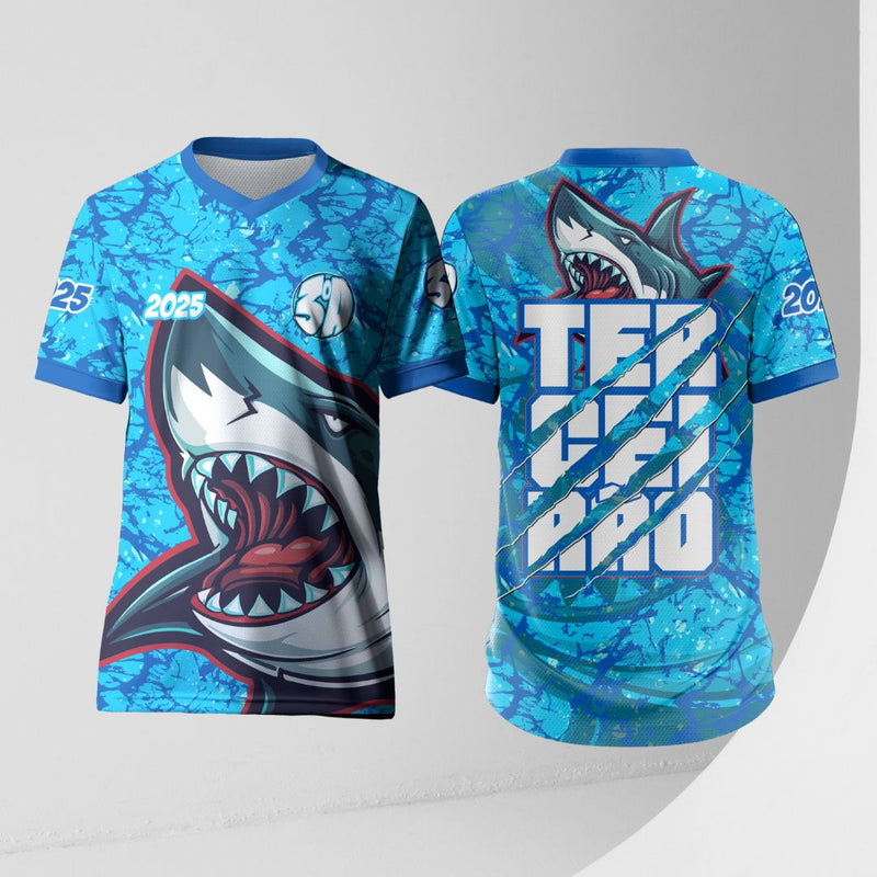 Arte Vetor Camisa Terceirão Tubarão
