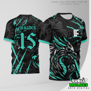 Arte Vetor Camisa Interclasse Dragão