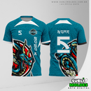 Arte Vetor Camisa Interclasse Dragão