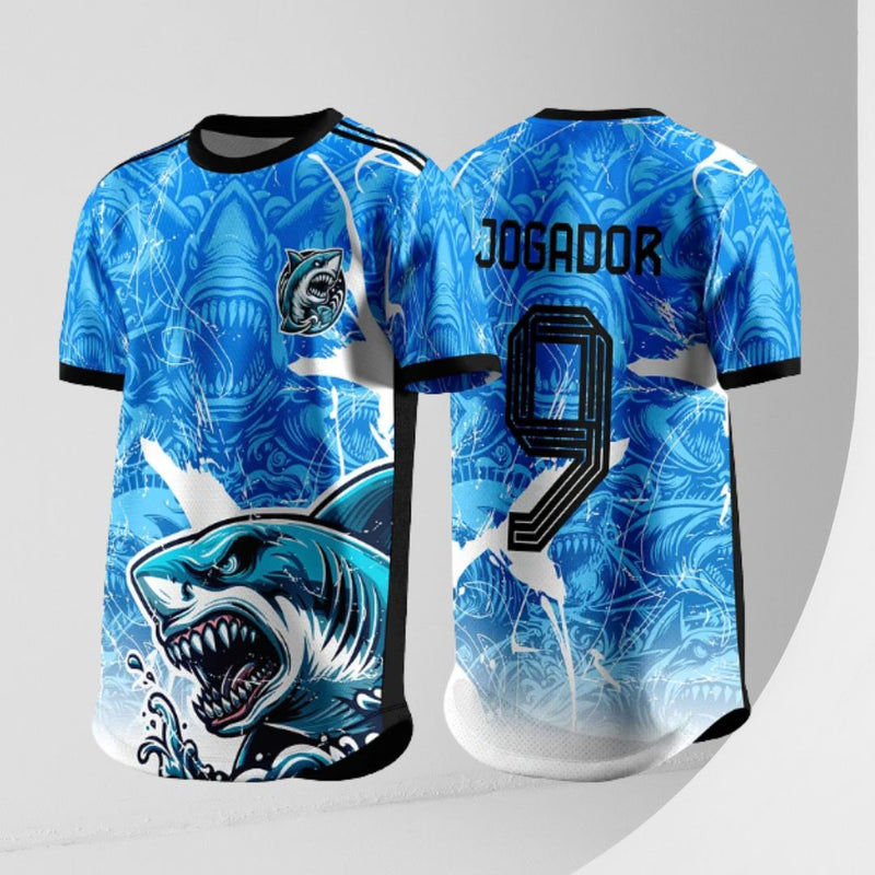 Arte Vetor Camisa Interclasse Tubarão