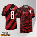 Arte Vetor Camisa Interclasse Caveira