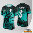 Arte Vetor Camisa Interclasse Tubarão