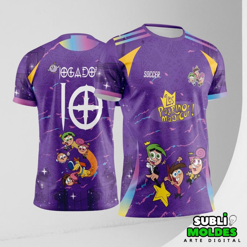 Arte Vetor Camisa Interclasse Padrinhos Mágicos