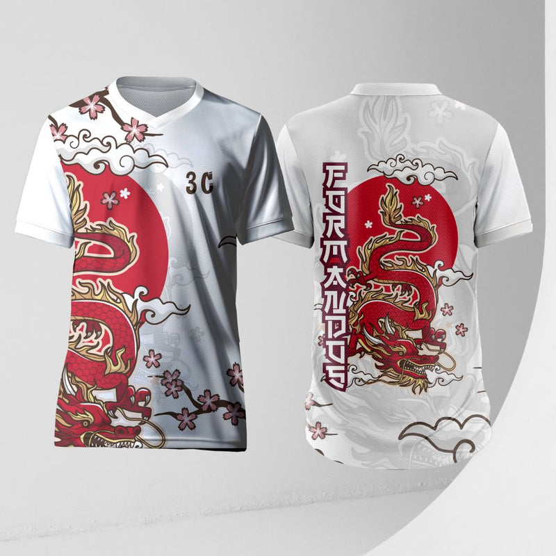Arte Vetor Camisa Terceirão Dragão