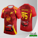 Arte Vetor Camisa Interclasse Carro Mcqueen