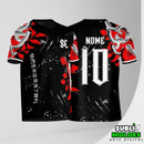 Arte Vetor Camisa Interclasse Cobra Floral