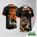 Arte Vetor Camisa Interclasse Tigre