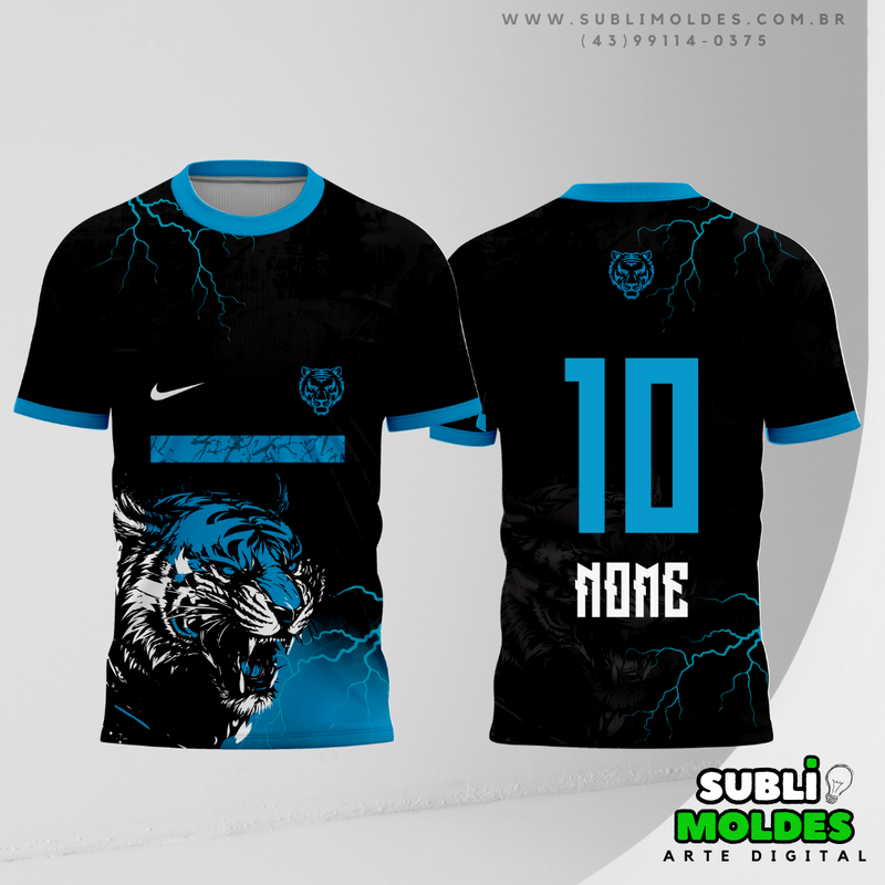 Arte Vetor Camisa Interclasse Tigre