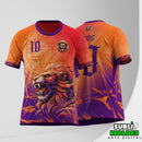 Arte Vetor Camisa Interclasse Leão