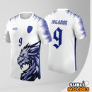 Arte Vetor Camisa Interclasse Dragão
