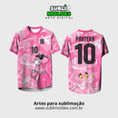 Arte Vetor Camisa Interclasse Pantera cor de Rosa
