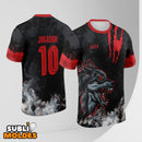 Arte Vetor Camisa Interclasse Lobo