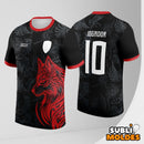 Arte Vetor Camisa Interclasse Lobo