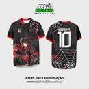 Arte Vetor Camisa Interclasse Homem Aranha