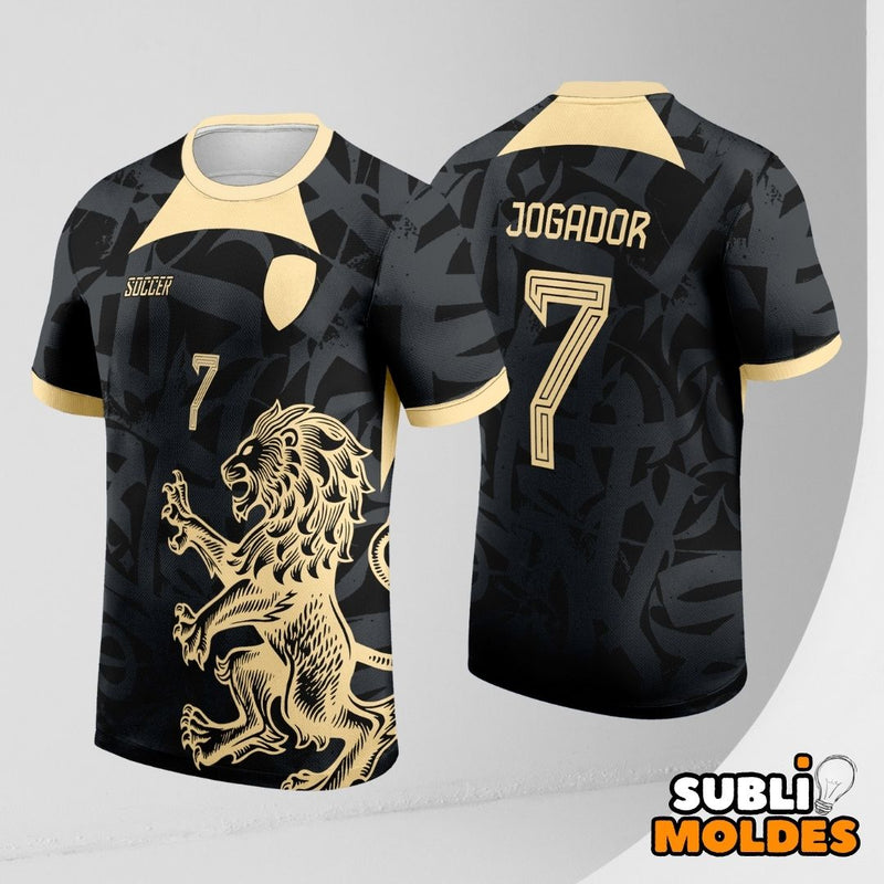 Arte Vetor Camisa Interclasse Leão