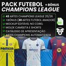 Pack Futebol Champions League 25/26 + Bônus