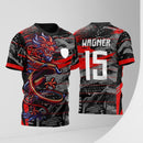 Arte Vetor Camisa Interclasse Dragão