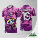 Arte Vetor Camisa Interclasse Meninas Super Poderosas