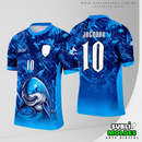 Arte Vetor Camisa Interclasse Tubarão