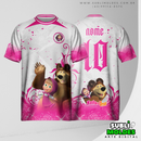 Arte Vetor Camisa Interclasse Masha e o Urso