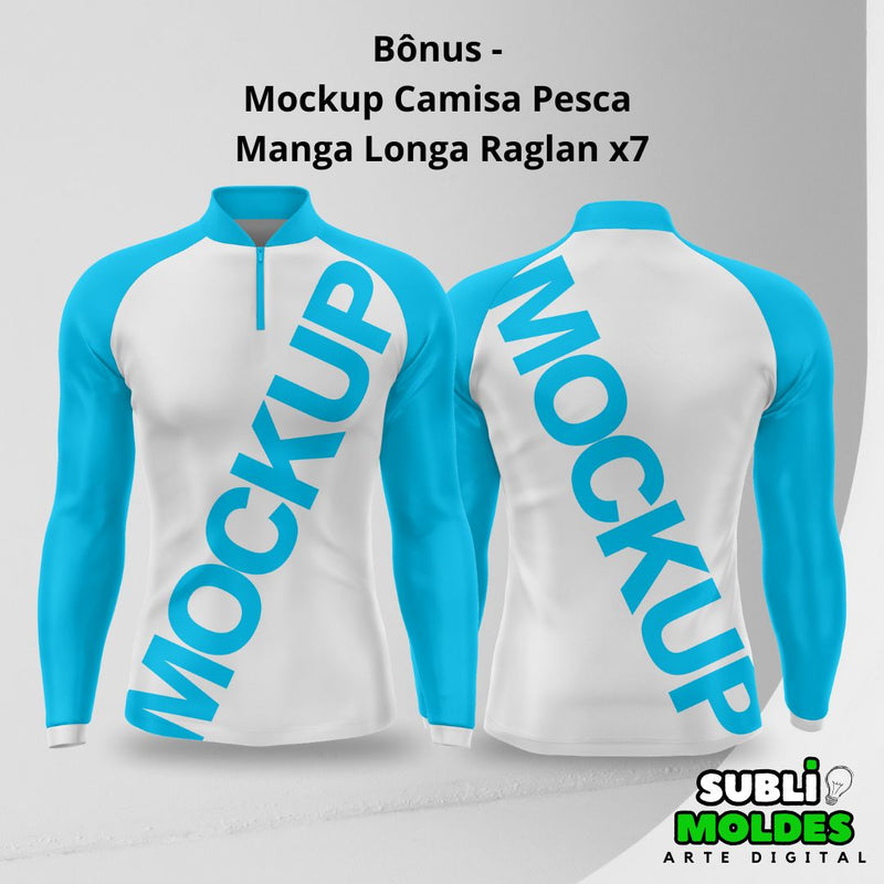 Arte Camisa Pesca Esportiva + Bônus Mockup editável
