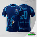 Arte Vetor Camisa Interclasse Arara Azul