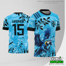 Arte Vetor Camisa Interclasse Arara Azul