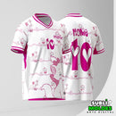 Arte Vetor Camisa Interclasse Gata Marie